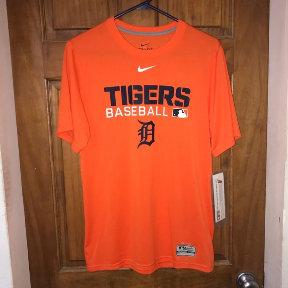 detroit tigers nike dri fit shirt